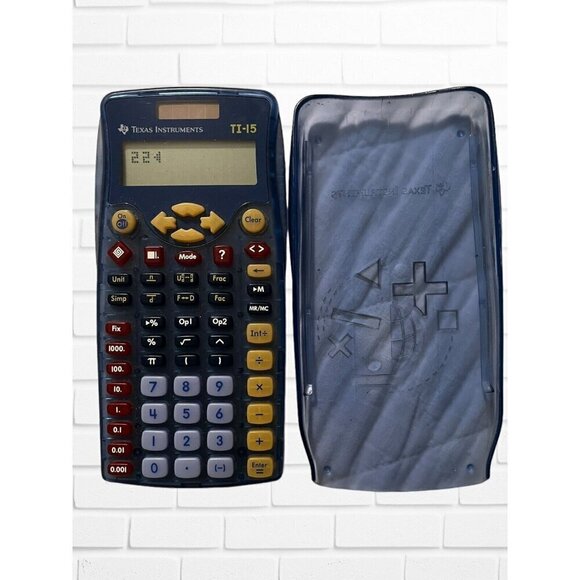 Texas Instruments TI-15 Explorer Elementary Calculator TI15 Home Office School - Picture 3 of 4